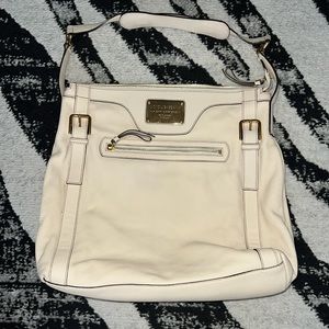 Dolce & Gabbana cream leather purse